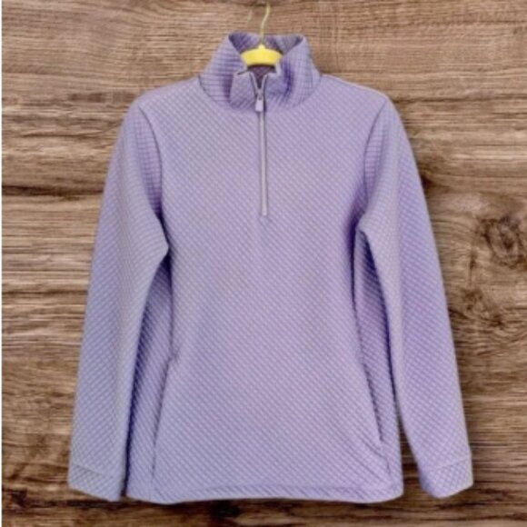 Dudley Stephens Pocomo Pullover Violet Waffle XS NWT - Picture 5 of 6